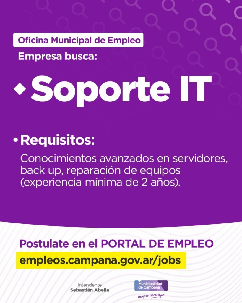 La Oficina Municipal de Empleo informa nuevas búsquedas laborales - El ...